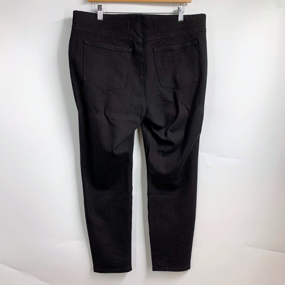 Soft Surroundings Women's High Rise Cotton Stretch Cropped Leggings Size PL